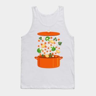 Soup Pot Explosion Tank Top